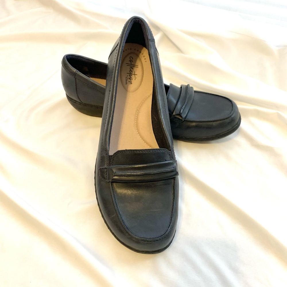 Dark Navy Clarks 11